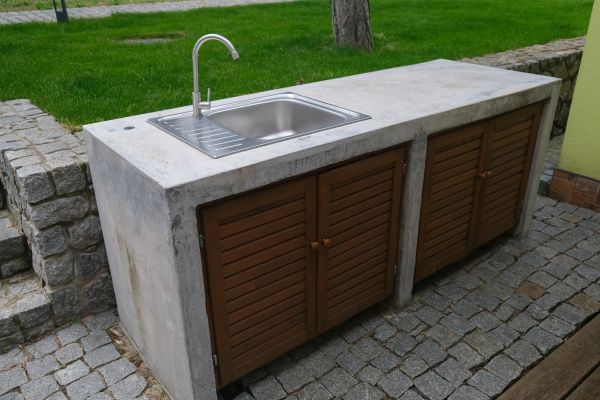 Exterior Cabinet Installation in Fulshear