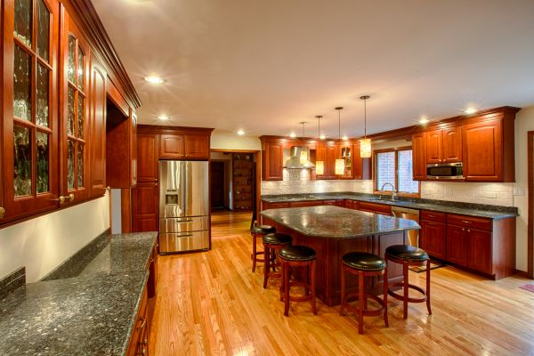 Cherry Kitchen Cabinet Repair in Fulshear