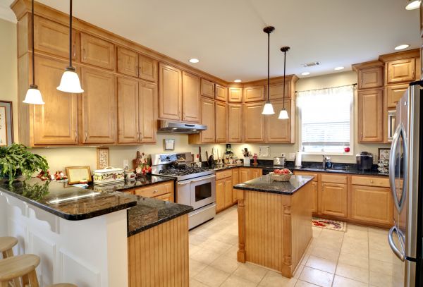 Maple Kitchen Cabinet Repair in Fulshear